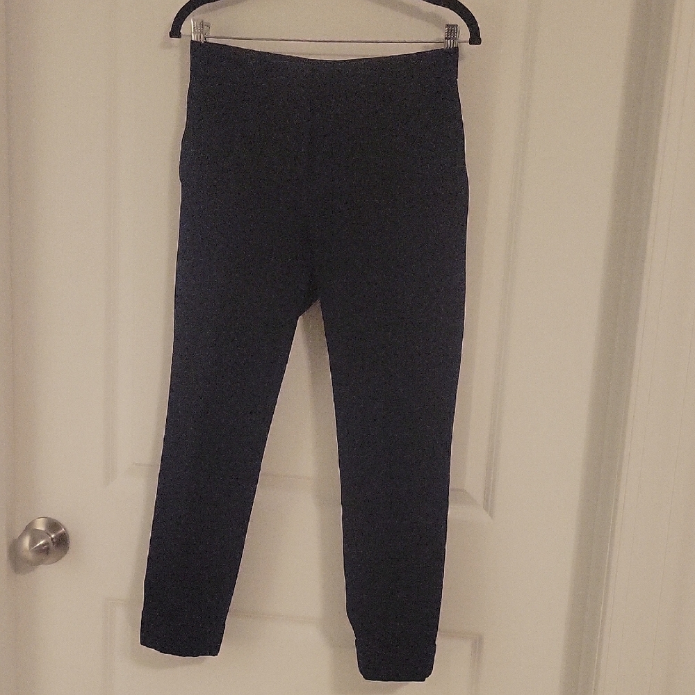 Ann Taylor Women's Navy Cuffed Ankle Pants